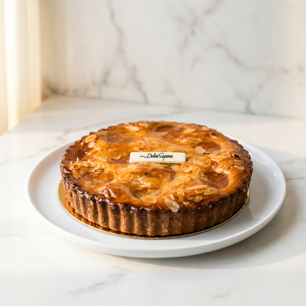 Tarte aux abricots et amandes